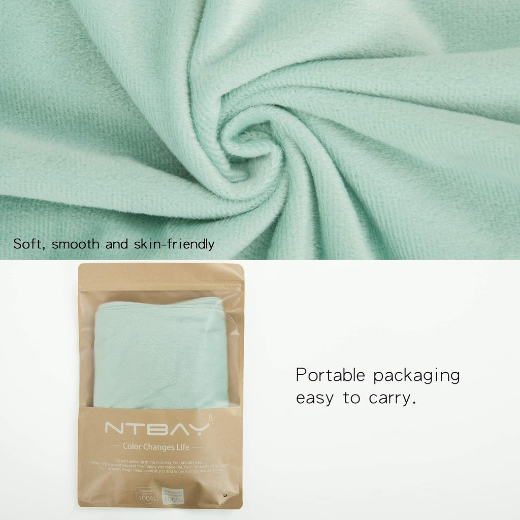 Ntbay Zippered Velvet Square Throw Pillow Covers, 2 Pack Soft and Luxury Decorative Cushion Cases, 18x18 Inches, Cyan 2 Pack silver