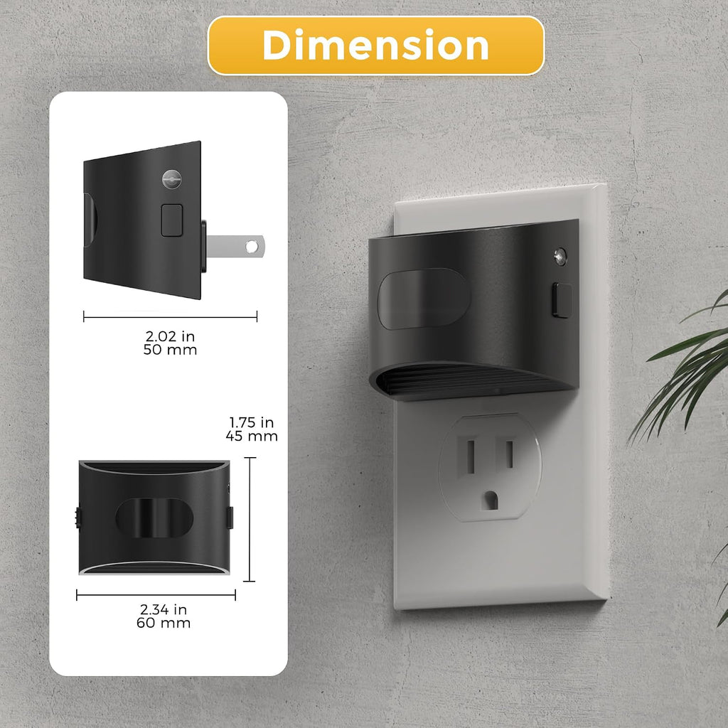 L LOHAS LED Night Light with Motion Sensor & Dusk to Dawn Sensor, Night Lights Plug into Wall with 30-100lm Adjustable Brightness…