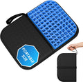 Wisimmall Gel Seat Cushion Portable Travel Cushions, 16.5" x 12" Large Size Super Thick Foldable Chair Seat Cushion Lightweight for Car Off…