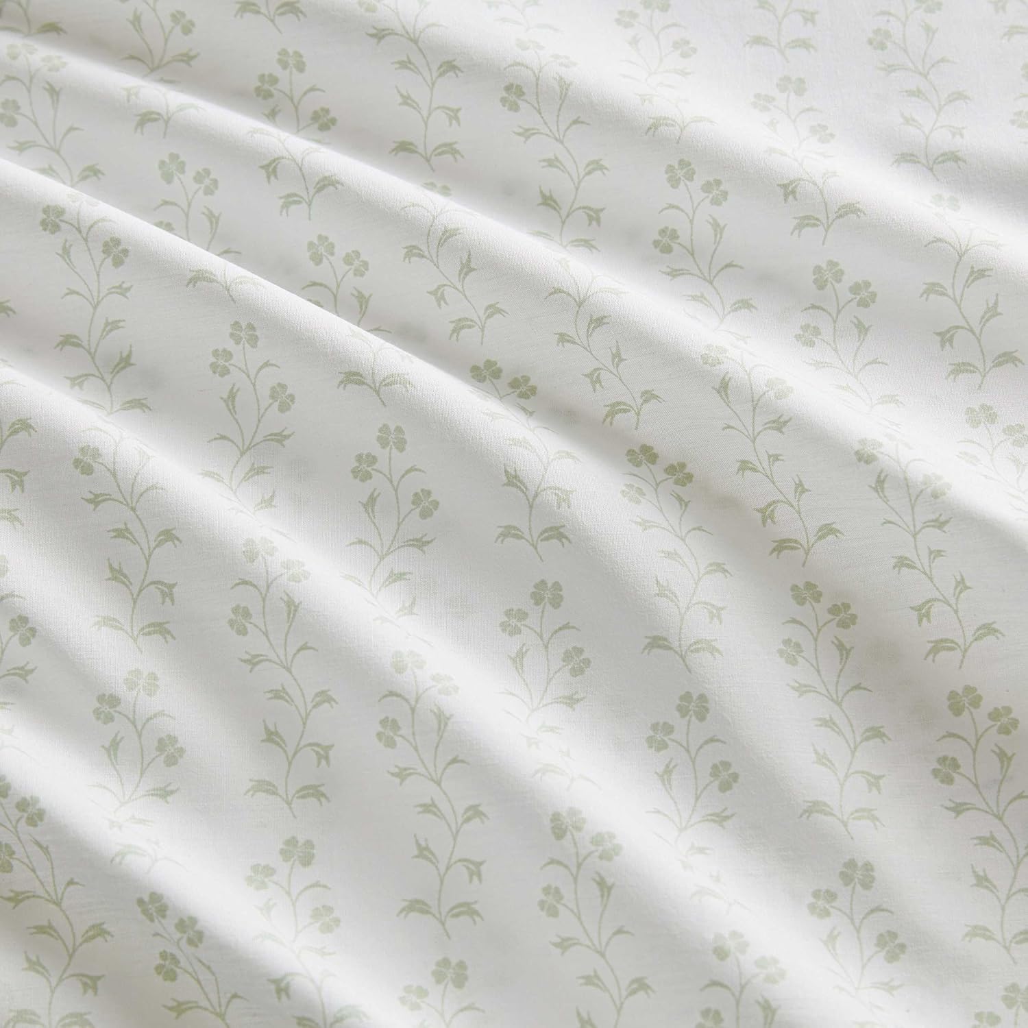 MarthaStewart Martha Stewart - Queen Size Sheets Set, Crisp & Tailored Cooling Sheets w/a Naturally Smooth Cotton Percale Lightweight Feel…