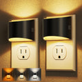 DORESshop LED Night Light[2 Pack], Night Lights Plug into Wall, Plug in Night Light with 3 Color Temperatures, Dusk to Dawn Sensor, Nightli…