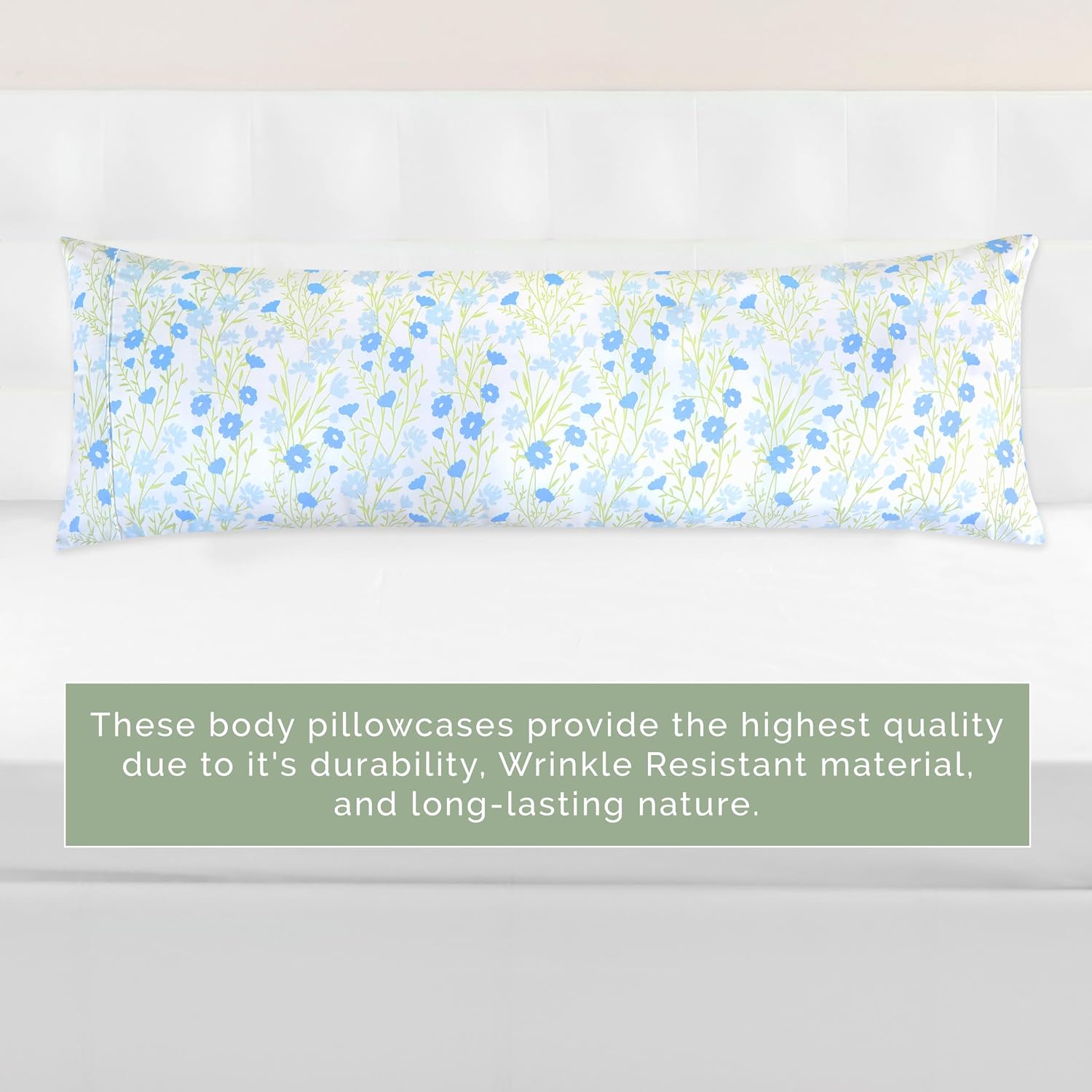 Elegantcomfort Elegant Comfort Ultra Soft 1-Piece Set Floral Print Pillowcases - 1500 Hotel Quality Microfiber, Soft and Smooth Hidden Zipp…