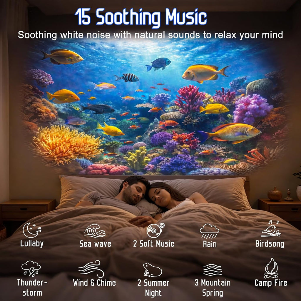 Upgraded Planetarium Projector with White Noise & Bluetooth Speaker, Astronaut Space Light Galaxy Projector for Bedroom, Ceiling Star…