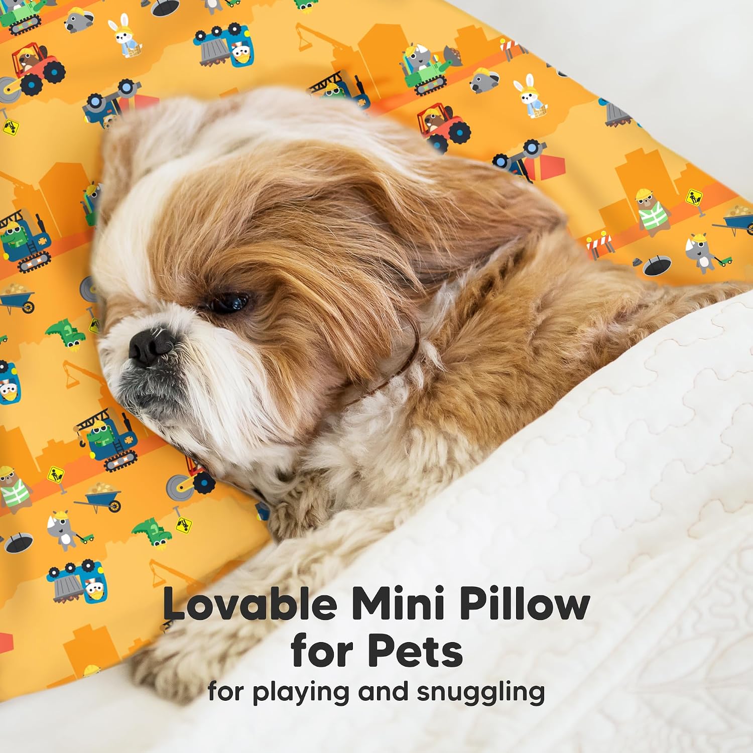 Mini Toddler Pillow with Pillowcase - 9x13 My Little Dreamy Travel Kids Pillow for Sleeping, Toddler Bed, Small, Tiny, Organic Cotton…