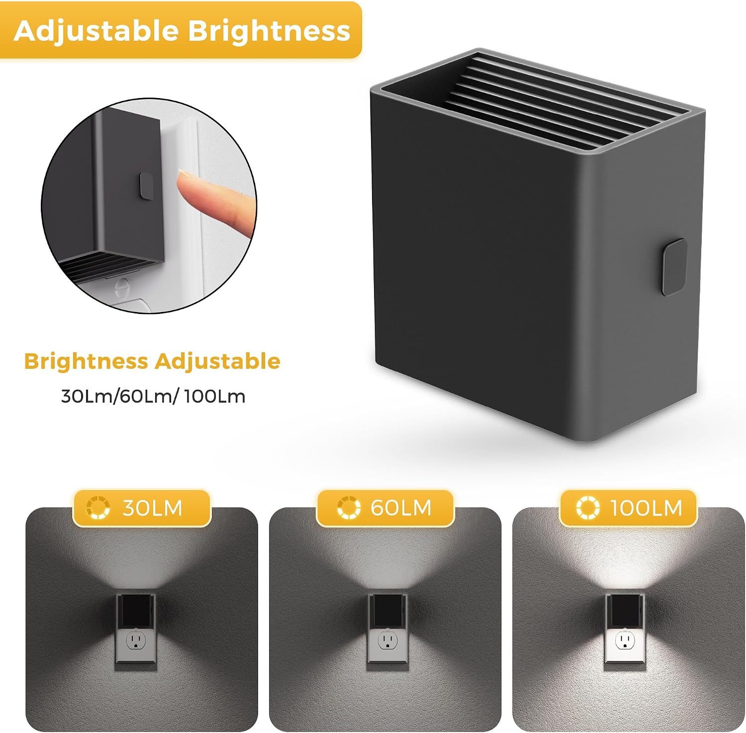 L LOHAS LED Night Light, Night Lights Plug into Wall,[2-Pack] Bright Night Light with Light Sensor,5000K Daylight White, Brightness…