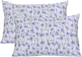 Feather & Stitch 300 TC 100% Cotton Standard Size Pillowcases 2 piece, Ultra Soft Set of 2 Sateen Weave Pillow Covers with Envelope…