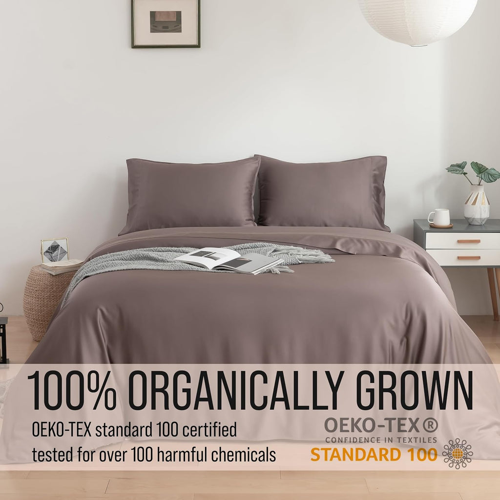Bella Coterie Luxury Bamboo Viscose 34” Split Top King Size Sheet Set | 1 Fitted Sheet for Sleep Number & Adjustable Beds | 100%…