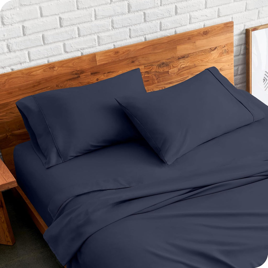 BareHome Bare Home 1800 Ultra-Soft Microfiber Pillowcase Set - Double Brushed - Hypoallergenic - Wrinkle Resistant (King Pillowcase Set of…