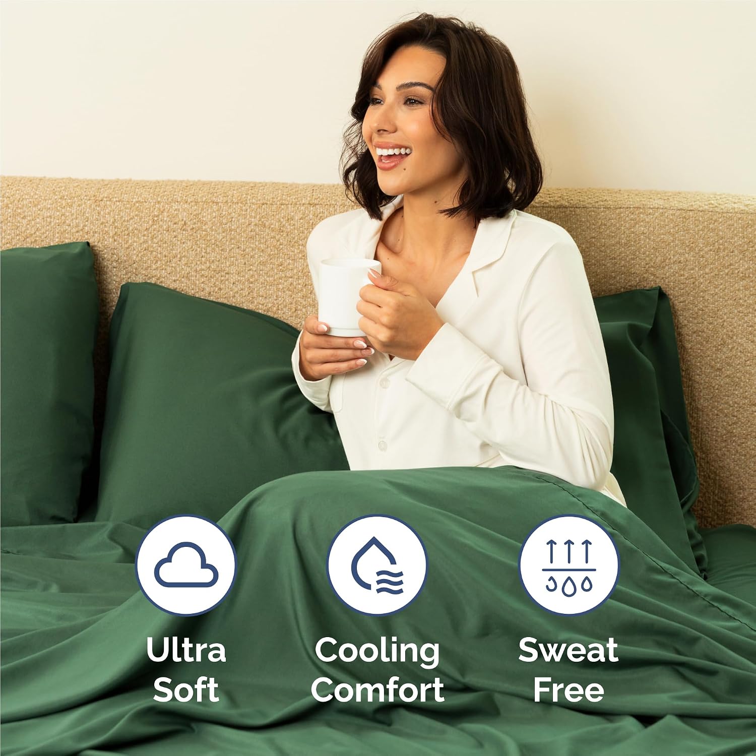 Cal King 6 Piece Sheet Set - Comfy Breathable & Cooling - Hotel Luxury Bedding for Women, Men, Kids, Teens & Children - 1 Flat & 1 Fitted…