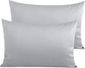 NTBAY Egyptian Cotton Queen Pillowcases - Set of 2, 500 Thread Count Cotton Pillowcases - Soft and Breathable Envelope Closure Pillow…
