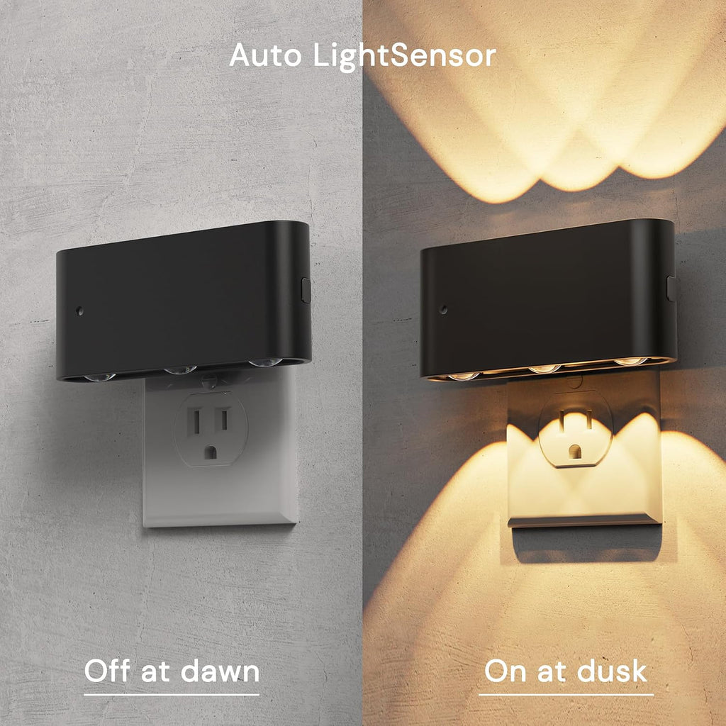 L LOHAS LED Night Light, Dimmable Modern LED Night Lights Plug into Wall, Dusk to Dawn Sensor Night Lights for Kid, 2000K/3000K/5000K…