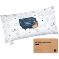 Toddler Pillow with Pillowcase - 10x18 My Little Dreamy Kids Travel Bed Pillows for Sleeping, Organic Cotton Small Pillowcase, Soft &…