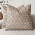 Foindtower Set of 2 Decorative Vintage Floral Print Throw Pillow Covers Neutral Modern Farmhouse Cushion Covers Boho Home Decor for Sofa…