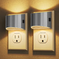 DORESshop LED Night Light[2 Pack], Night Lights Plug into Wall, 3 Level Brightness Adjustable Plug in Night Light, Dusk to Dawn Sensor…