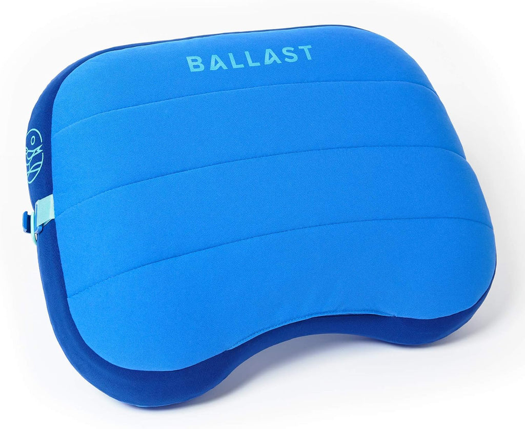 Ballast Beach Pillow – Comfy, Durable & Compact, Stays Put on Windy Beaches with Patented Sand Pouch, Inflatable Pillow for Beaches…