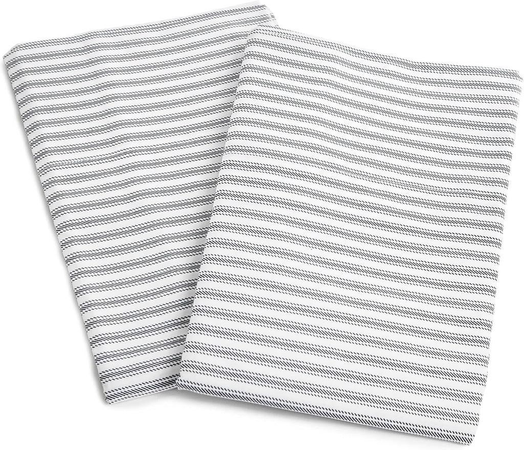 Perupima Peru Pima 415 Thread Count Percal Standard Pillowcases - 100% Peruvian Pima Cotton, 2 Piece (2 Pillowcases) - Cooling, Crisp, Hote…