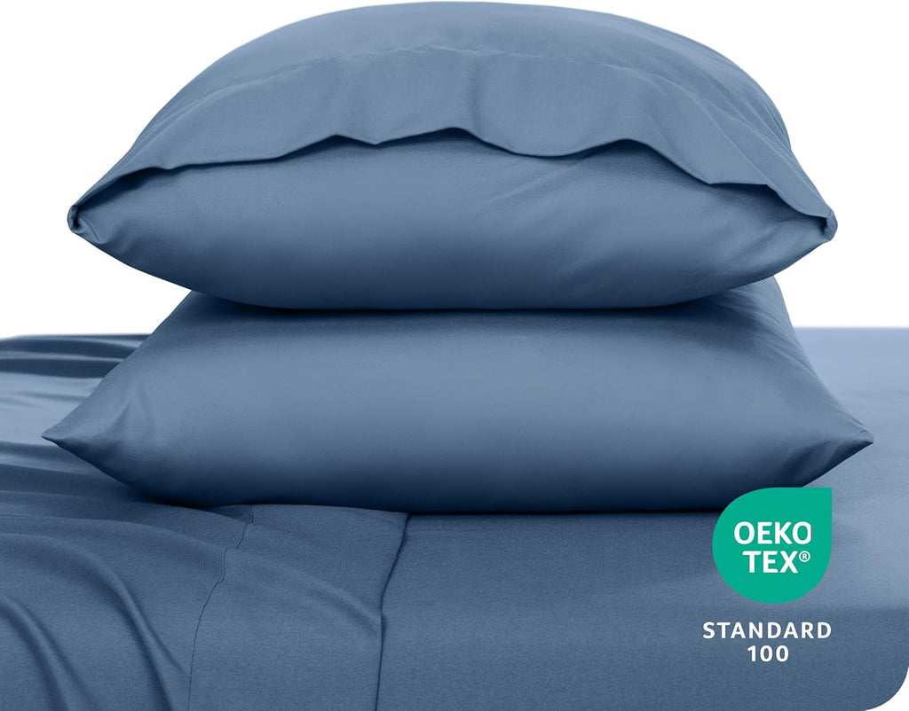 BareHome Bare Home Microfiber Pillow Cases - King 20x36 - Cooling Pillowcases - Double Brushed - easy maintenance - Envelope Closure…