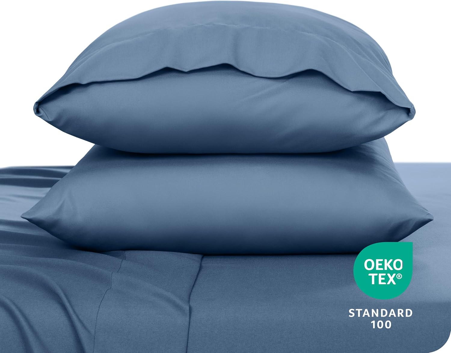 BareHome Bare Home Microfiber Pillow Cases - King 20x36 - Cooling Pillowcases - Double Brushed - easy maintenance - Envelope Closure…