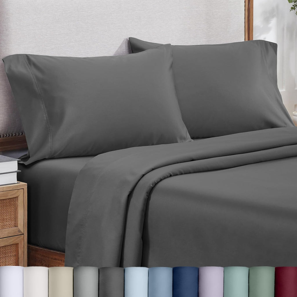 CaliforniaDesignDen Heirloom Soft, Smooth & Thick Certified 800 Thread Count 100% Cotton Sateen, 2 Pillow Cases King Size, Fits King Pillow…