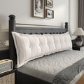 JohnearHomeFashionDecorLife Johnear Large Headboard Pillow Cotton Linen Daybed Cushion Support Backrest Bolster Pillow Support Positioning…