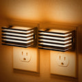 JandCase Amber Night Light, [2 Pack] Night Lights Plug into Wall with Dusk to Dawn Sensor, Dimmable Plug in Night Light, Adjustable…
