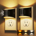 DORESshop LED Night Light[4 Pack], Night Lights Plug into Wall, 3 Color Temperatures Plug in Night Light with Motion Sensor, Dusk to Dawn S…