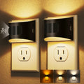 DORESshop LED Night Light[2 Pack], Night Lights Plug into Wall, 3 Color Temperatures Plug in Night Light with Motion Sensor, Dusk to Dawn S…