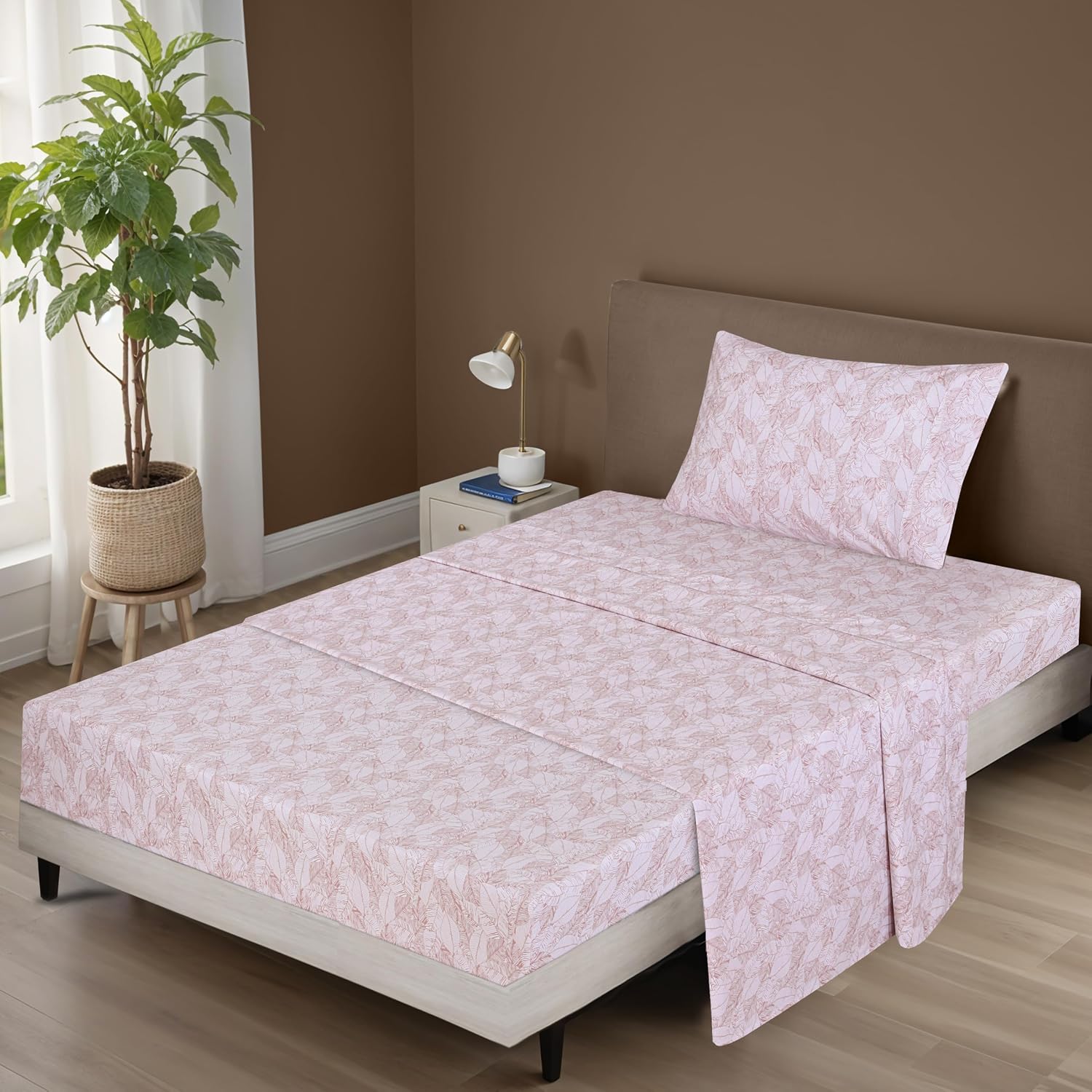 Zoyer 100% Cotton Sheets – Twin XL Size Percale Bedding, Cooling & Breathable, Durable with a Crisp, Soft & Comfortable Feel, 16" Deep Pock…