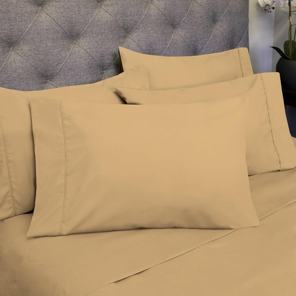 Cal King Size Bed Sheets - 6 Piece 1500 Supreme Collection Fine Brushed Microfiber Deep Pocket California King Sheet Set Bedding - 2…