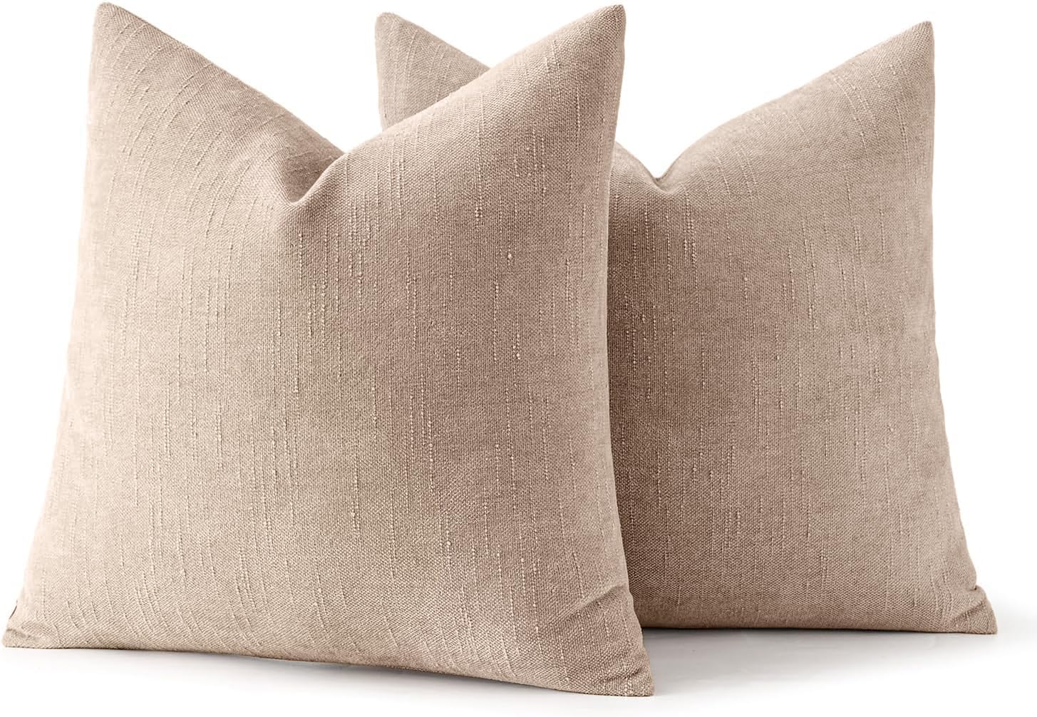 MIULEE Pack of 2 Decorative Throw Pillow Covers Soft Chenille Throw Pillows Solid Textured Cushion Covers for Couch Sofa Bedroom Living…