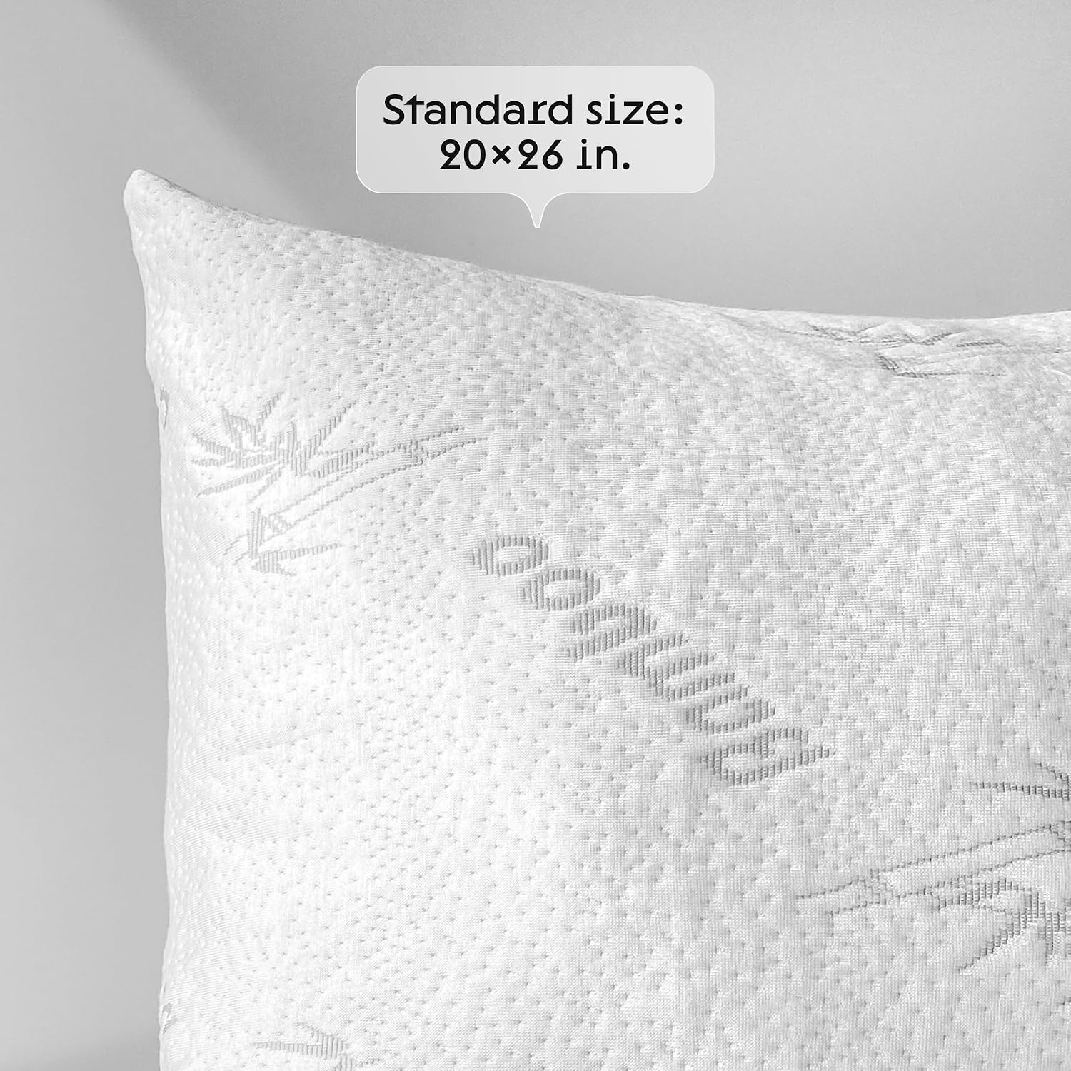 Cloud-Like Pillow Protectors with Zipper Standard Size - Breathable Cooling Pillow Covers for Hot Sleeprers - 100% Resistant to Stains…