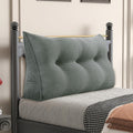Daneey Headboard Pillow Twin, Triangular Wedge Headboard Pillow with Soft Corduroy Fabric, Wedge Bed Backrest Pillow for Sitting Up, Readin…
