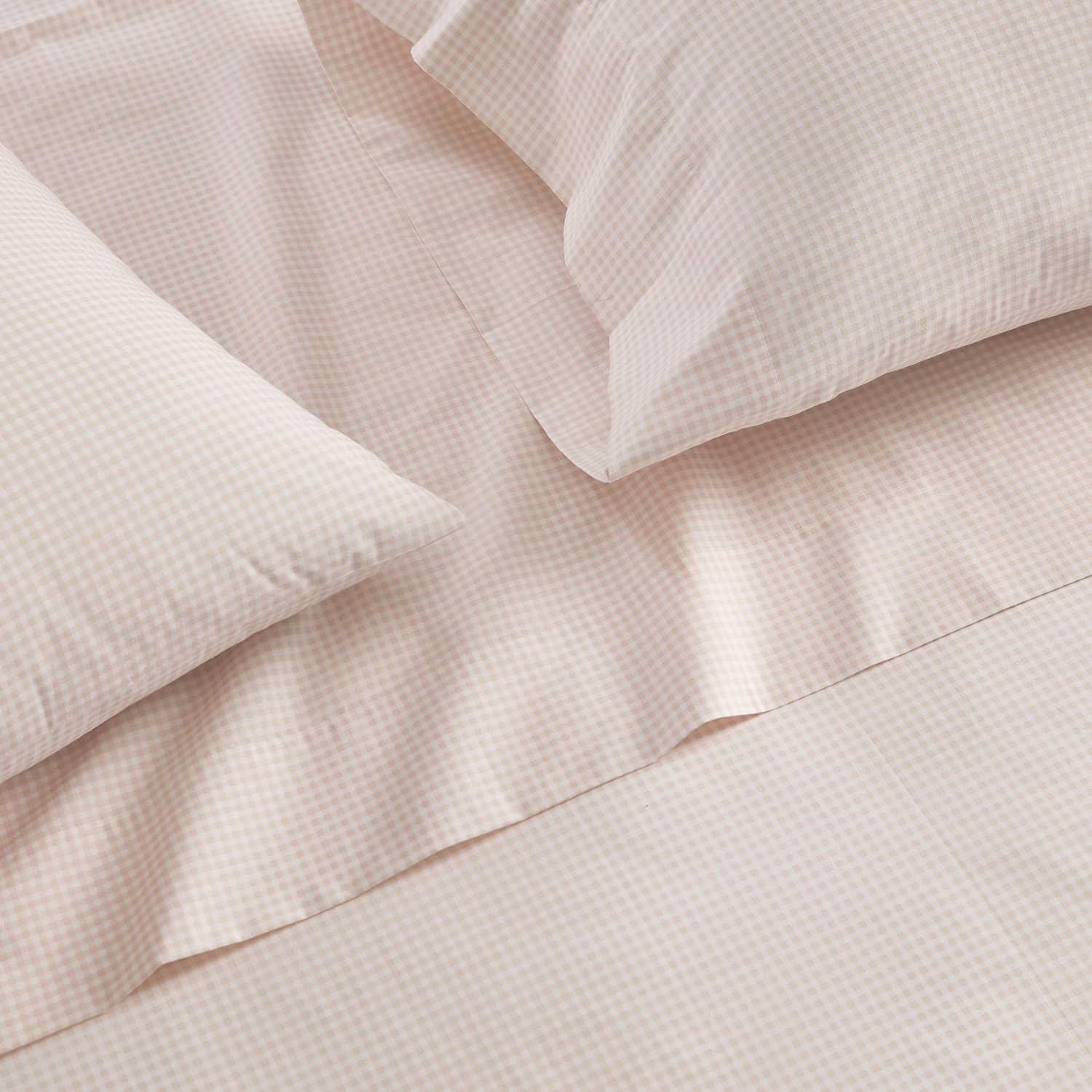 MarthaStewart Martha Stewart - Full Size Sheets Set, Crisp & Tailored Cooling Sheets w/a Naturally Smooth Cotton Percale Lightweight Feel -…