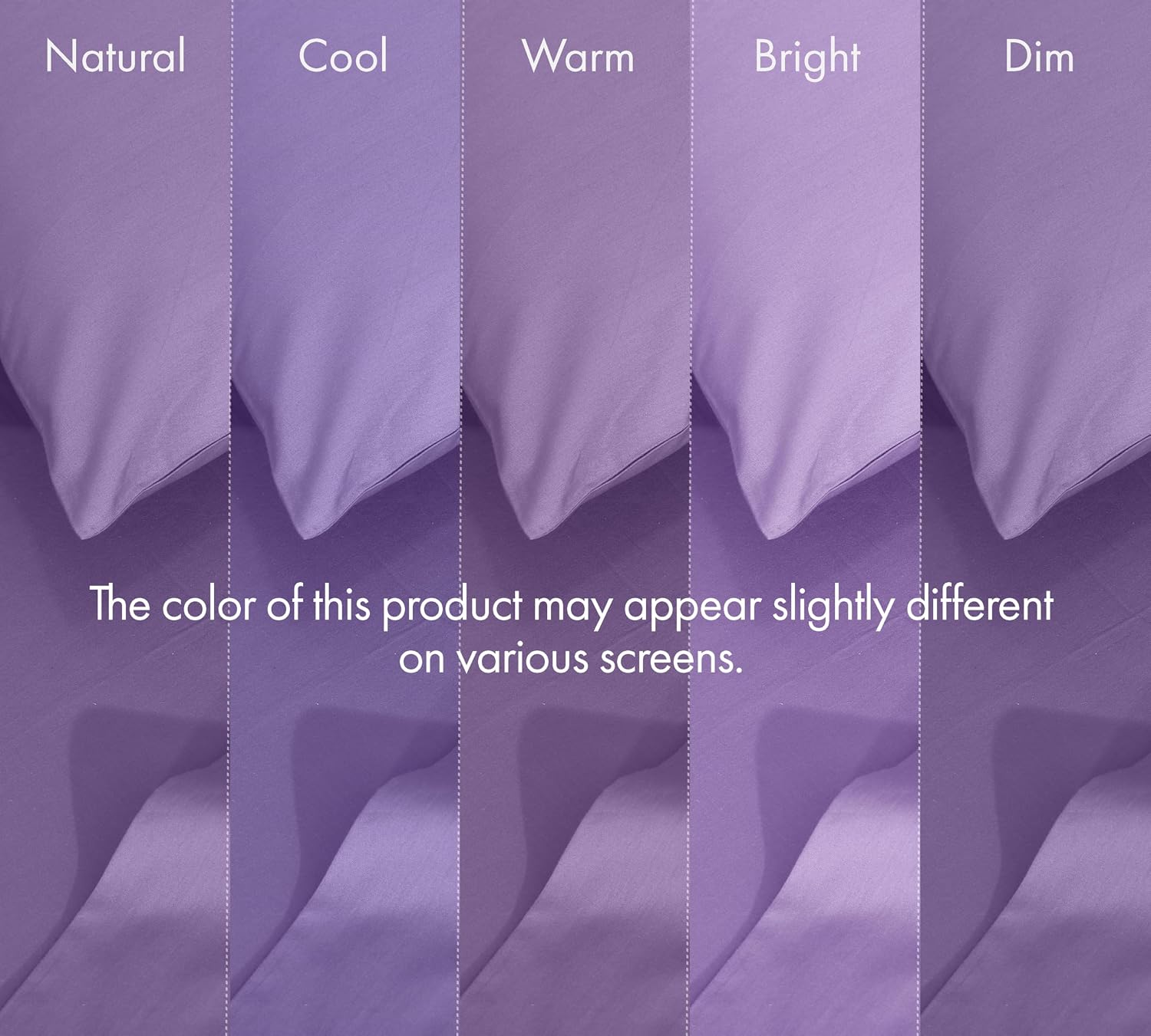 Ruvanti 100% Cotton Percale Sheets King Size 6 Piece Set, Cooling Bed Sheets for Hot Sleepers, Deep Pocket 16”, Breathable Lightweight & Du…