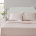 MarthaStewart Martha Stewart - King Size Sheets Set, Crisp & Tailored Cooling Sheets w/a Naturally Smooth Cotton Percale Lightweight Feel -…