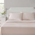 MarthaStewart Martha Stewart - Queen Size Sheets Set, Crisp & Tailored Cooling Sheets w/a Naturally Smooth Cotton Percale Lightweight Feel…