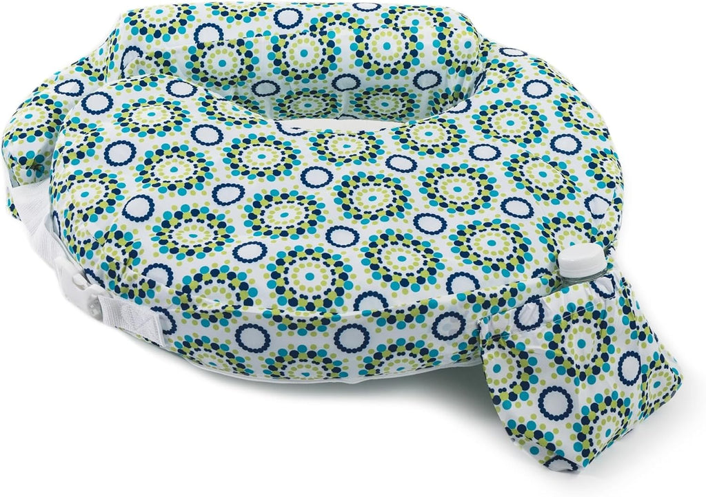 My Brest Friend Inflatable Travel Nursing Pillow For Breastfeeding, Bottlefeeding & Posture Support with Slipcover, Sparkles