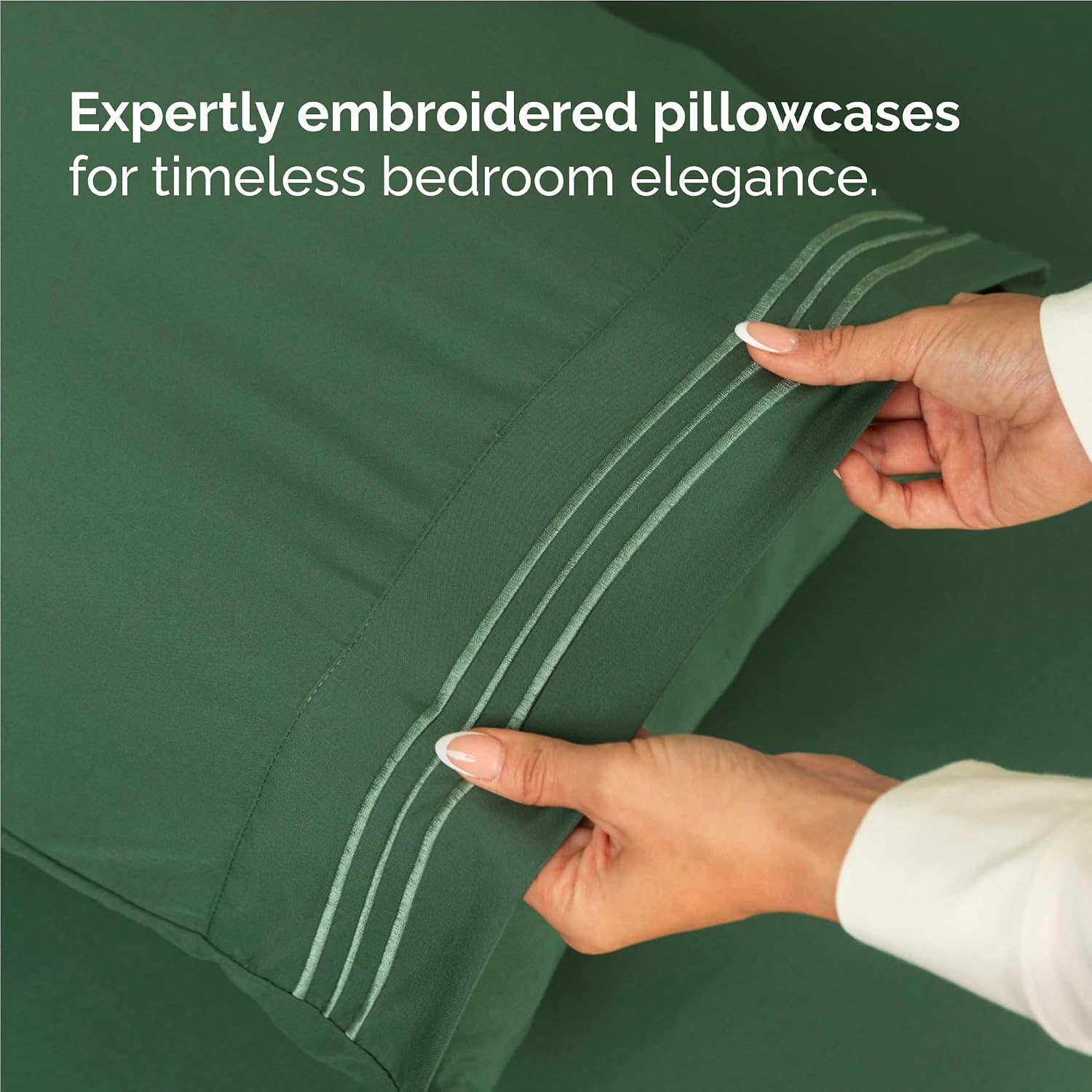 Full Size 4 Piece Sheet Set - Comfy Breathable & Cooling Sheets - Hotel Luxury Bed Sheets for Women & Men - Deep Pockets, Easy-Fit, Soft…