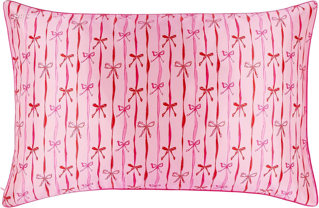 slip Queen Silk Pillowcase – Strawberry Cupcake Limited Edition with Piping – Anti-Frizz, Anti-Crease, Anti-BedHead – 100% Pure Mulberry…