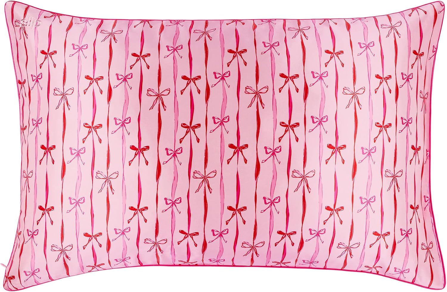 slip Queen Silk Pillowcase – Strawberry Cupcake Limited Edition with Piping – Anti-Frizz, Anti-Crease, Anti-BedHead – 100% Pure Mulberry…