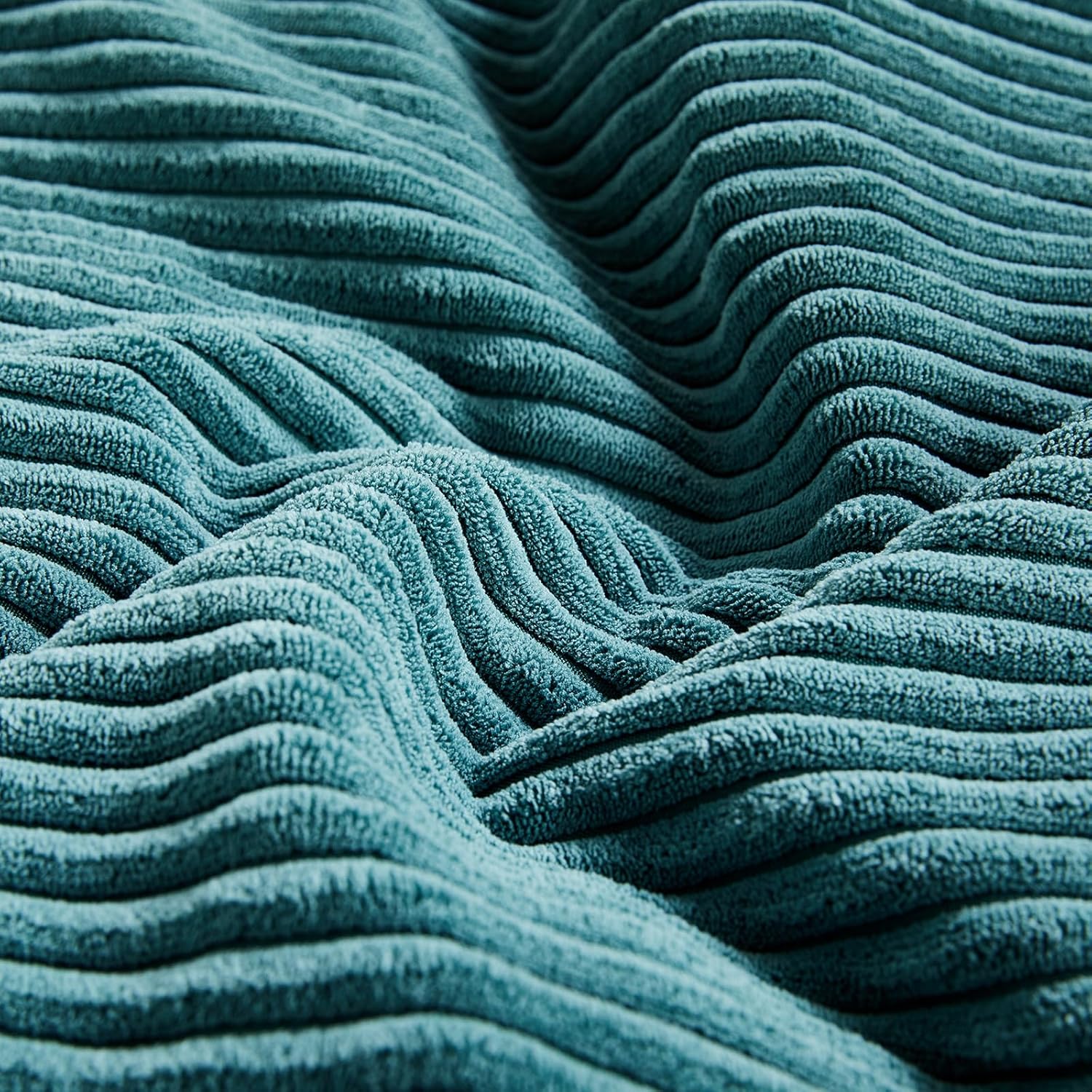 Fancy Homi 2 Packs Teal Big Decorative Throw Pillow Covers 24x24 Inch for Living Room Couch Bed, Rustic Farmhouse Boho Home Decor, Soft…