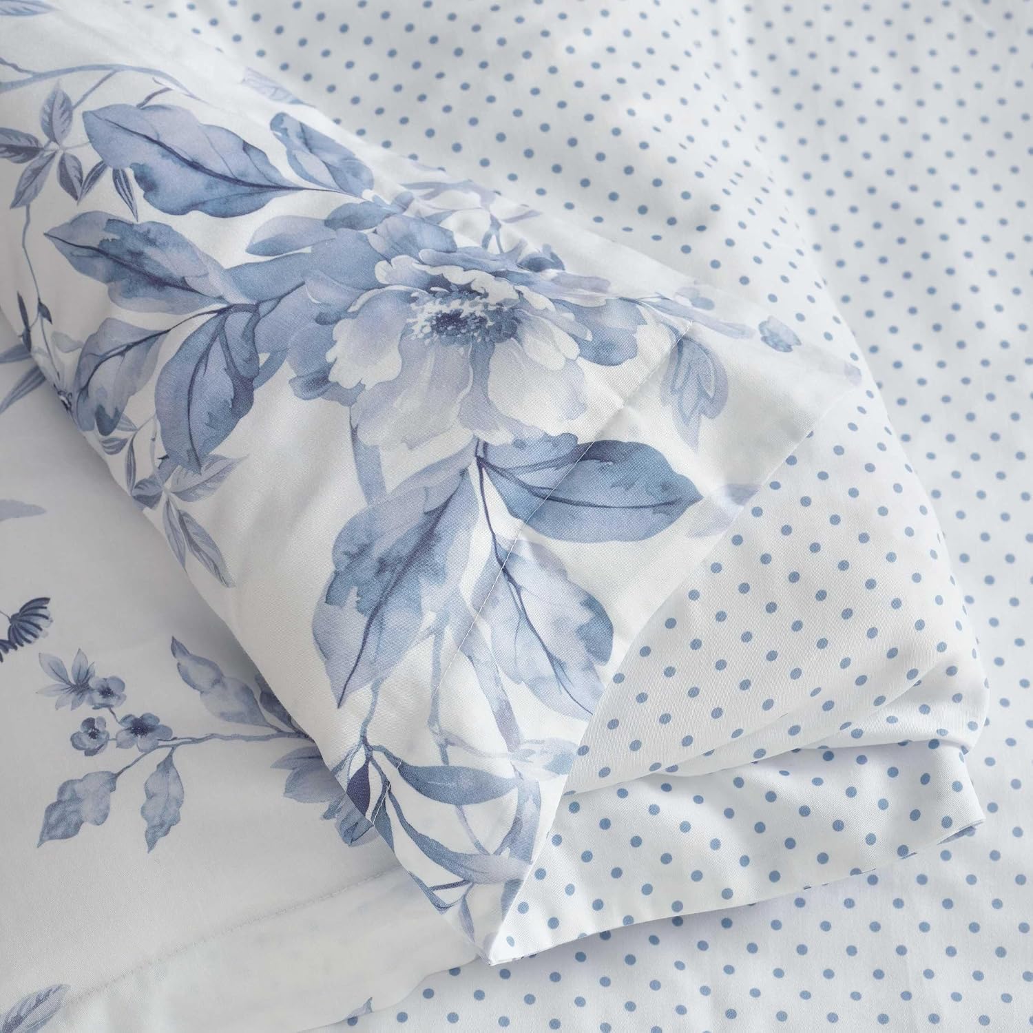 MarthaStewart Martha Stewart - King Duvet Cover Set, 100% Silky Smooth Cotton Sateen Bedding, 3 Piece Bed Set with Matching Pillowcases (So…