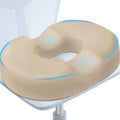 BlissTrends Donut Pillow Seat Cushion, Donut Chair Cushions for Postpartum Pregnancy&Hemorrhoids, Tailbone Cushion, Memory Foam Lifting Cus…