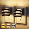 JandCase LED Night Light, [2 Pack] Bubble Night Lights Plug into Wall, Dimmable Nightlight with Dusk to Dawn Sensor, Amber/3000K/5000K &…