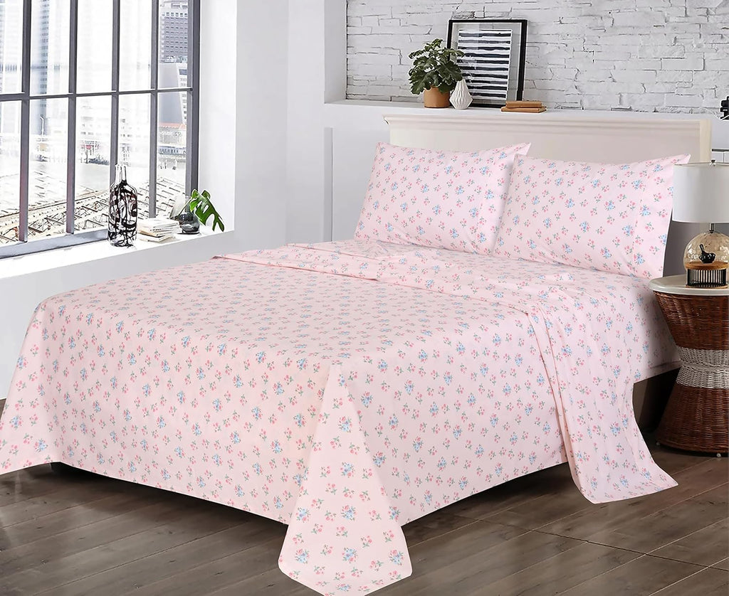 Ruvanti 100% Cotton Percale Sheets California King Size – Crisp Cooling Bed Sheets for Hot Sleepers, Deep Pocket 14”, Soft Breathable & Dur…