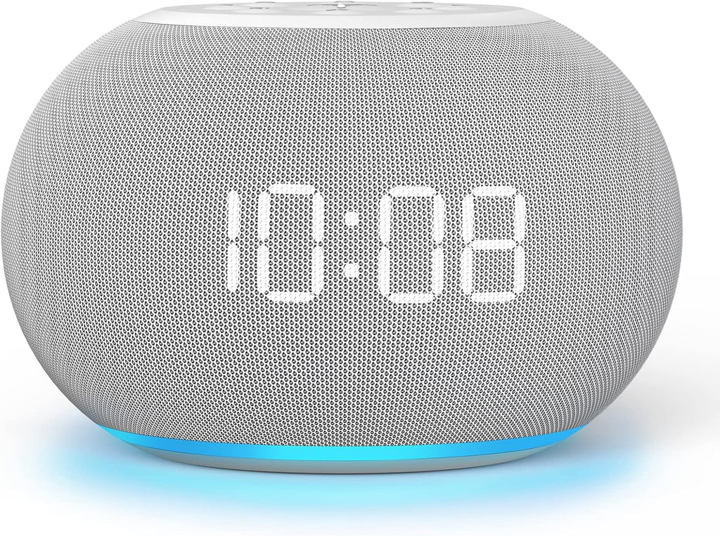 Reacher Auto-Dimmable Sound Machine Alarm Clock with Night Light, 20 Soothing Sounds, LED Digital Display, Sleep Timer, Precise Volume Cont…