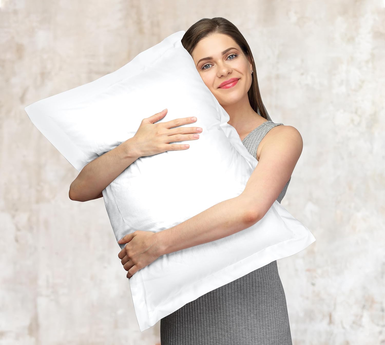 Royalelinens Royale Linens Pillow Shams 2 Pack Queen Size 20x30 Inch - Brushed 1800 Microfiber - Bed Pillow Shams, Wrinkle Resistant Super…