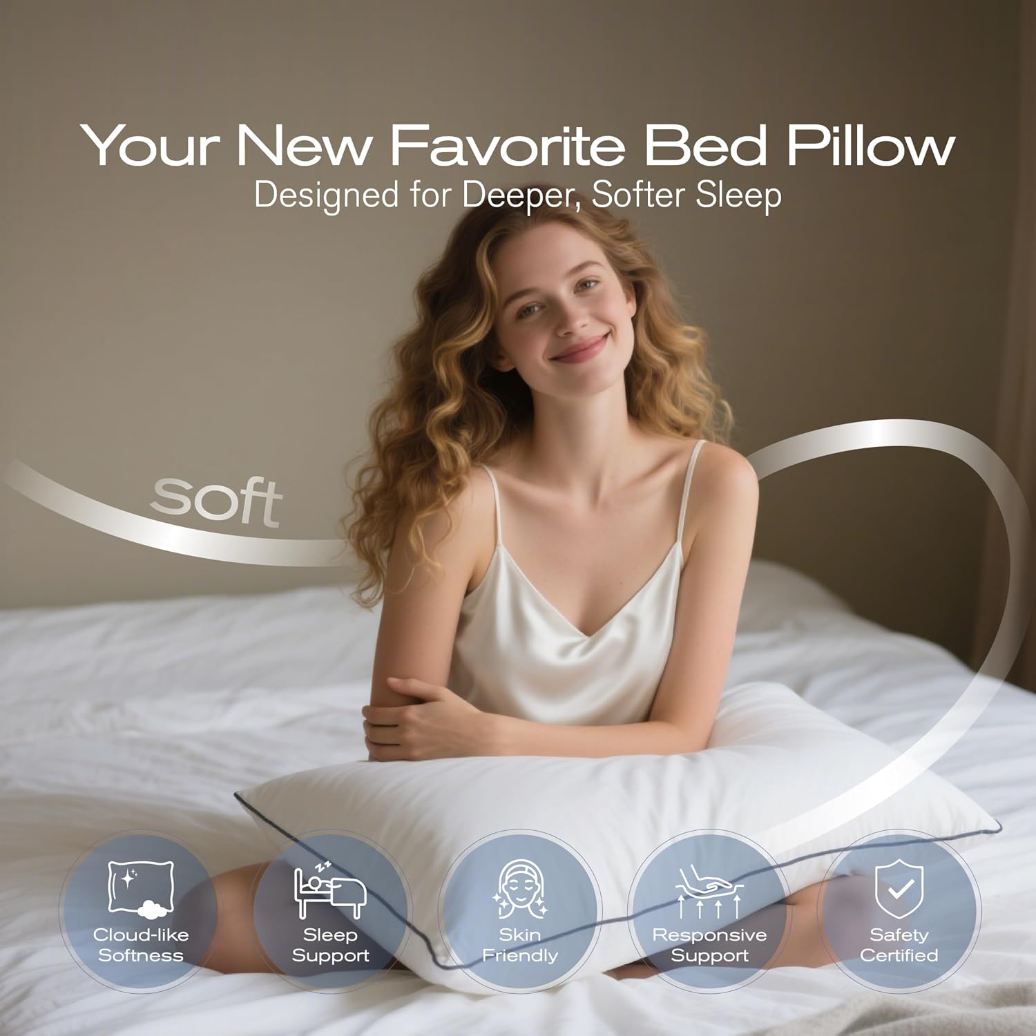 King Size Pillows Set of 4, Ultra Thick Down Alternative Bed Pillows, Cooling Hotel Quality King Size Pillows for Back, Stomach or Side…