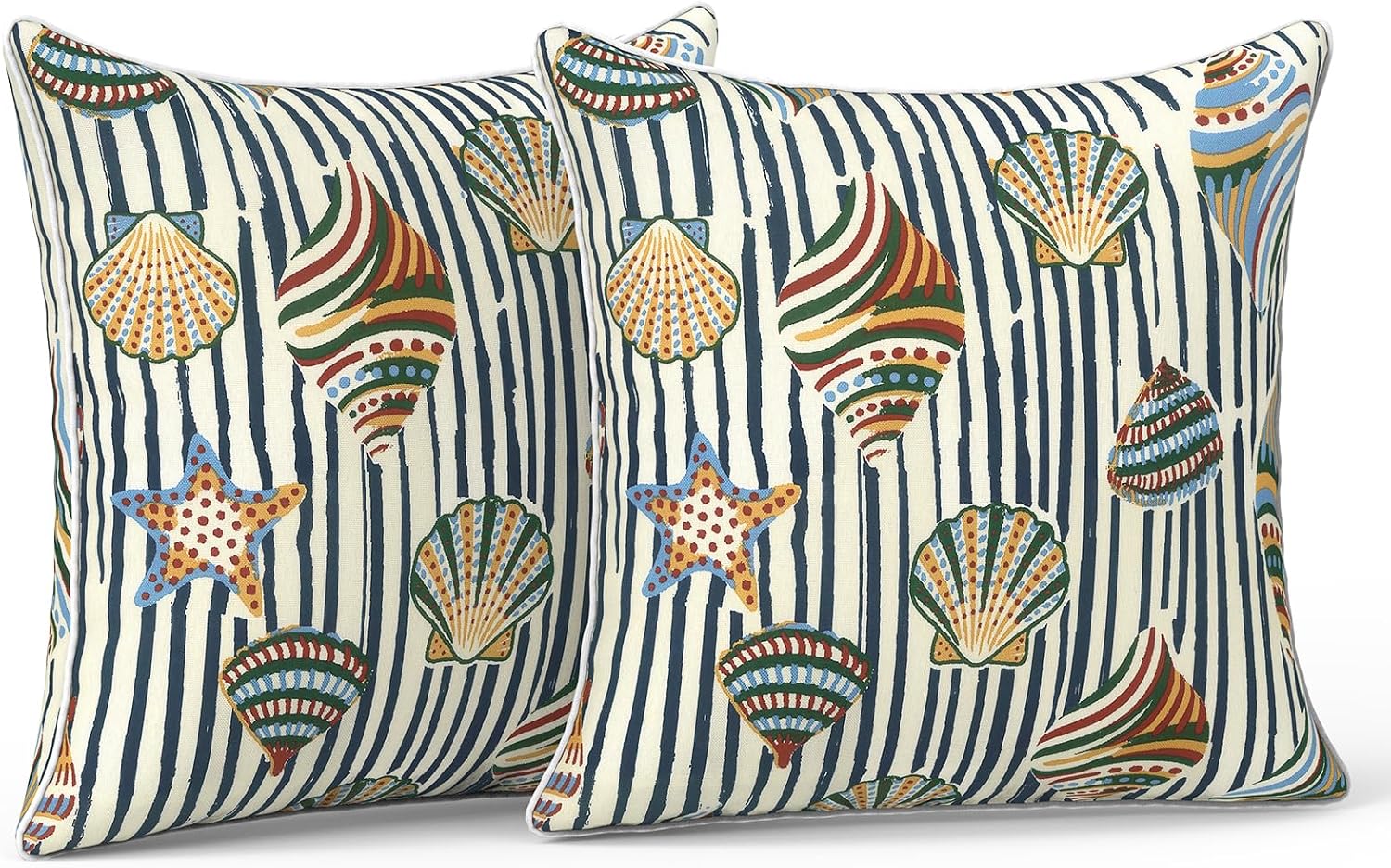 LVTXIII Outdoor Throw Pillow Covers Set of 2, Patio Waterproof Pillow Cases Fade Resistant Accent Pillow Covers for Home and Garden…