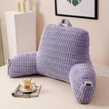 Pajeo Extra Large Sitting Pillow for Bed,19" Reading Pillow for Sitting Up with Arms, Oeko-TEX Certified Sturdy Backrest for Couch & Floor S…